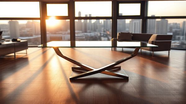 Top 5 tables basses industrielles pour un salon tendance
