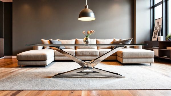 Top 5 tables basses industrielles pour un salon tendance