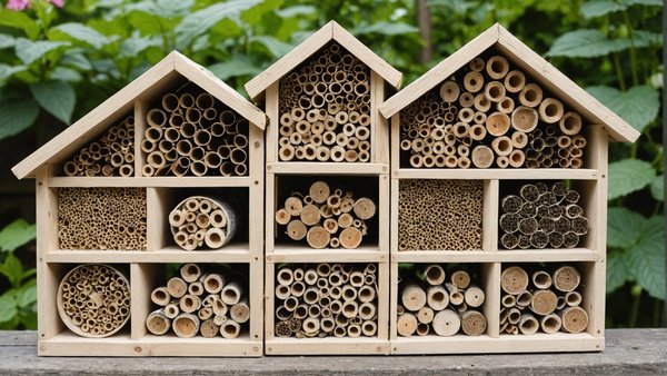 Quels sont les matériaux nécessaires pour construire un hôtel à insectes pour un jardin bio ?