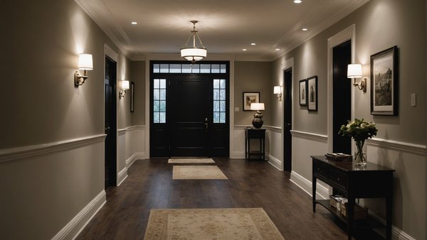 Quelles solutions d'éclairage pour un couloir sombre sans fenêtres ?